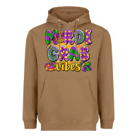 Toasted Coconut mardi gras vibes Heavyweight Hoodie - LillyAllenDesigns