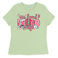 Matcha one loved nurse valentine's day Ladies Tee - MaliasSmallBusiness