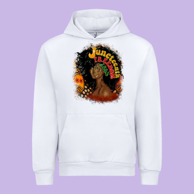 Juneteenth Freedom 1865 Urban Hoodie Designed By Cowgirlartshop