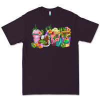 Plum tropical coffee cups Premium Tee - Zillion Design Studio