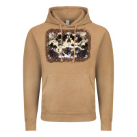 Vintage Camel Cowhide Leopard Background Vintage Hoodie - JahusDesignShop