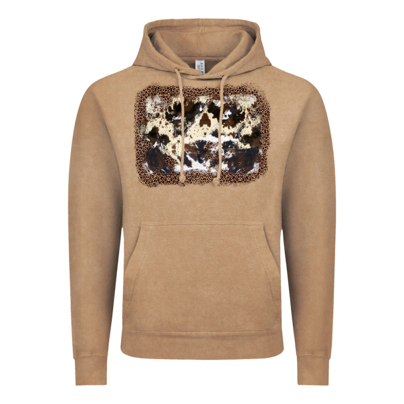 Cowhide Leopard Background Vintage Hoodie by JahusDesignShop | Teevron