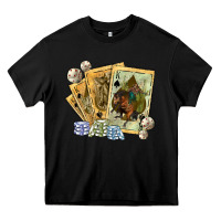 Western Rodeo Playing Cards Tbw Heavy Core Tee | Teevron