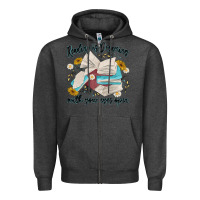 Charcoal Heather reading is dreaming with your eyes open Zipper Hoodie - MaliasSmallBusiness