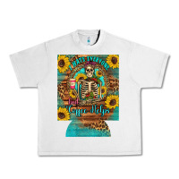 I Hate Everyone But Coffee Helps Western Skeleton Coffee Sunflowers 12 Urban Heavy Tee | Teevron