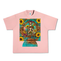 Salmon i hate everyone but coffee helps western skeleton coffee sunflowers 12 Urban Heavy Tee - Artiststas