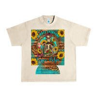 Sandshell i hate everyone but coffee helps western skeleton coffee sunflowers 12 Urban Heavy Tee - Artiststas