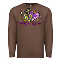 Chestnut Mardi Gras heart Premium Sweatshirt - LillyAllenDesigns
