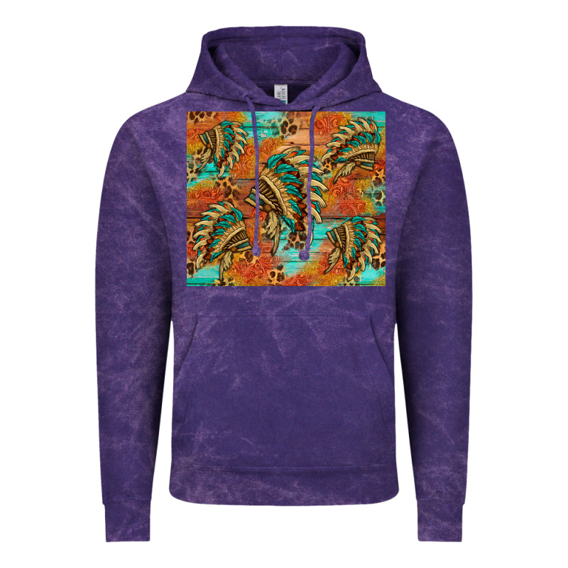 Indian Headdress Pattern Tumbler Vintage Hoodie by HRA Design Shop | Teevron