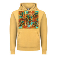 Vintage Mustard indian headdress pattern tumbler Vintage Hoodie - HRA Design Shop