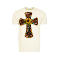 Vintage Arctic leopard gemstone sunflower cross Vintage Tee - JahusDesignShop