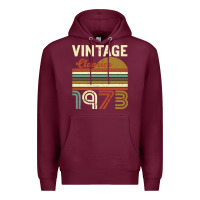 Burgundy Vintage Classics 1973 Premium Hoodie - Bettercallsaul