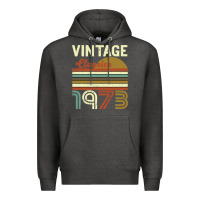 Charcoal Heather Vintage Classics 1973 Premium Hoodie - Bettercallsaul