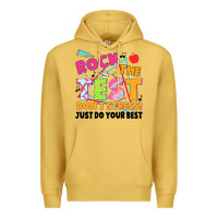 Antique Gold rock the test don't stress! just do your best Premium Hoodie - JahusDesignShop