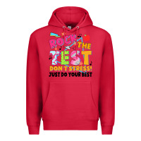 Cardinal rock the test don't stress! just do your best Premium Hoodie - JahusDesignShop