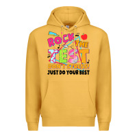 Mustard rock the test don't stress! just do your best Premium Hoodie - JahusDesignShop