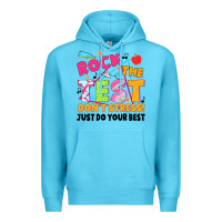 Ocean Blue rock the test don't stress! just do your best Premium Hoodie - JahusDesignShop
