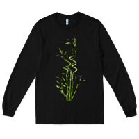 Black Lucky Bamboo Long Sleeve Tee - LillyAllenDesigns