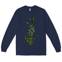 Navy Lucky Bamboo Long Sleeve Tee - LillyAllenDesigns