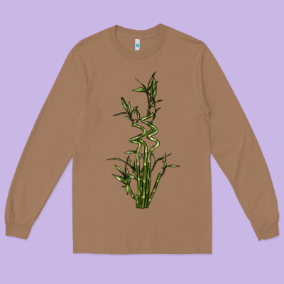 Lucky Bamboo Long Sleeve Tee Designed By Lillyallendesigns
