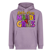 Lavender little miss mardi gras Heavyweight Hoodie - LillyAllenDesigns