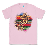 Bubblegum Pink serape leopard patch Classic Tee - AdoDesignShop