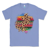 Colony Blue serape leopard patch Classic Tee - AdoDesignShop