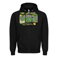 Black my class is full of lucky charms Zipper Hoodie - MaliasSmallBusiness