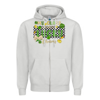 Dove Grey my class is full of lucky charms Zipper Hoodie - MaliasSmallBusiness