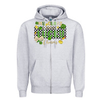 Heather Grey my class is full of lucky charms Zipper Hoodie - MaliasSmallBusiness