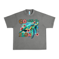 Tornado go with the flow floral turtle Urban Heavy Tee - Jasminsmagicworld