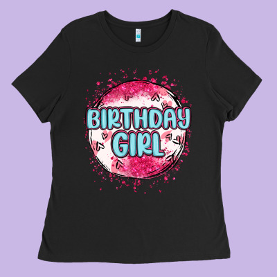Ladies Tee birthday girl
