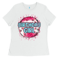 White birthday girl Ladies Tee - MaliasSmallBusiness