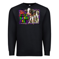 Black Mardi Gras Calf Premium Sweatshirt - LillyAllenDesigns