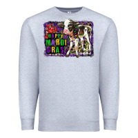 Heather Grey Mardi Gras Calf Premium Sweatshirt - LillyAllenDesigns