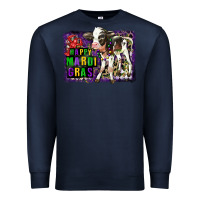 Navy Mardi Gras Calf Premium Sweatshirt - LillyAllenDesigns