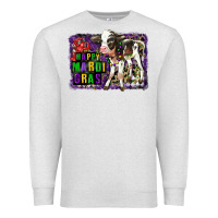 Oatmeal Heather Mardi Gras Calf Premium Sweatshirt - LillyAllenDesigns