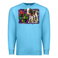 Ocean Blue Mardi Gras Calf Premium Sweatshirt - LillyAllenDesigns