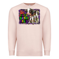 Pale Pink Mardi Gras Calf Premium Sweatshirt - LillyAllenDesigns