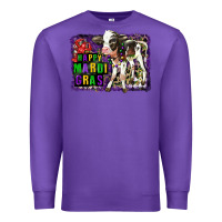 Purple Mardi Gras Calf Premium Sweatshirt - LillyAllenDesigns