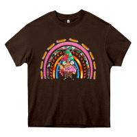 Teacher Gnome Rainbow Heavy Core Tee | Teevron