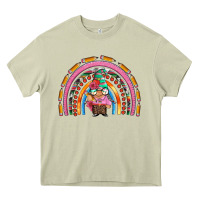Mossy teacher gnome rainbow Heavy Core Tee - Artiststas