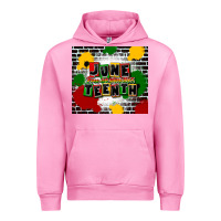 Fuchsia Pink juneteenth free ish since 1865 Urban Hoodie - CowGirlArtShop