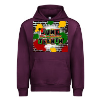 Mauve Wine juneteenth free ish since 1865 Urban Hoodie - CowGirlArtShop