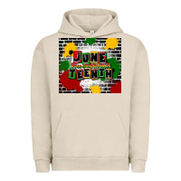 Pigment French Oak juneteenth free ish since 1865 Urban Hoodie - CowGirlArtShop