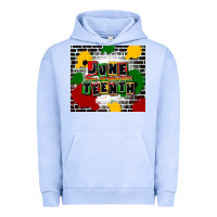 Pigment Grape Ice juneteenth free ish since 1865 Urban Hoodie - CowGirlArtShop