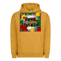 Pigment Peanut Butter juneteenth free ish since 1865 Urban Hoodie - CowGirlArtShop