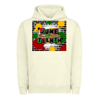 Pigment Pistachio juneteenth free ish since 1865 Urban Hoodie - CowGirlArtShop