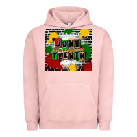 Pigment Salmon juneteenth free ish since 1865 Urban Hoodie - CowGirlArtShop