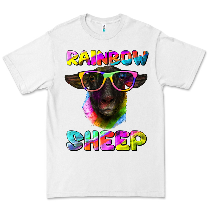 Rainbow Sheep Suffolk Sheep Premium Tee by RanaPortraitStore | Teevron